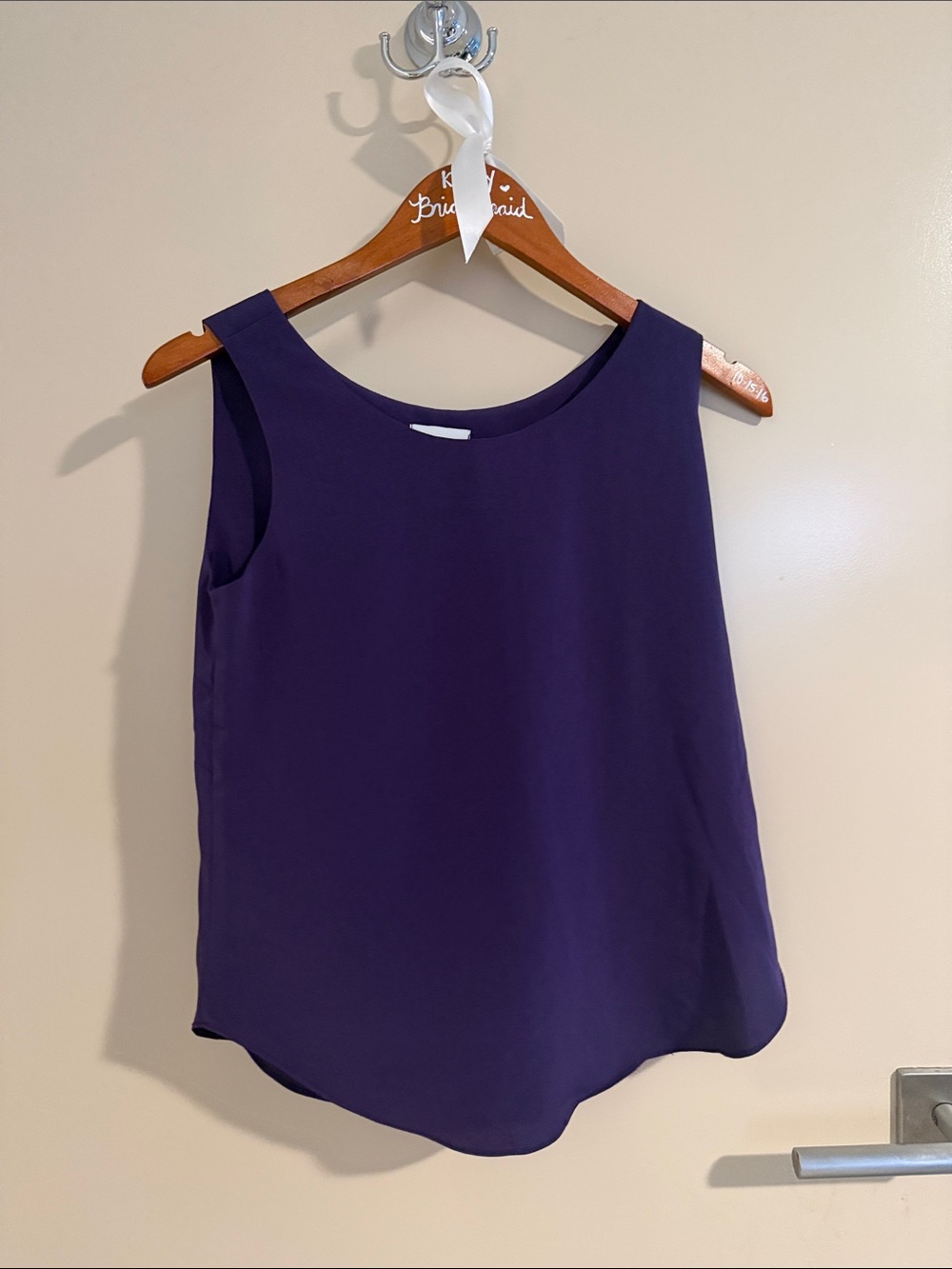 💛5 for $50 Women's Sleeveless Purple Shell Blouse
